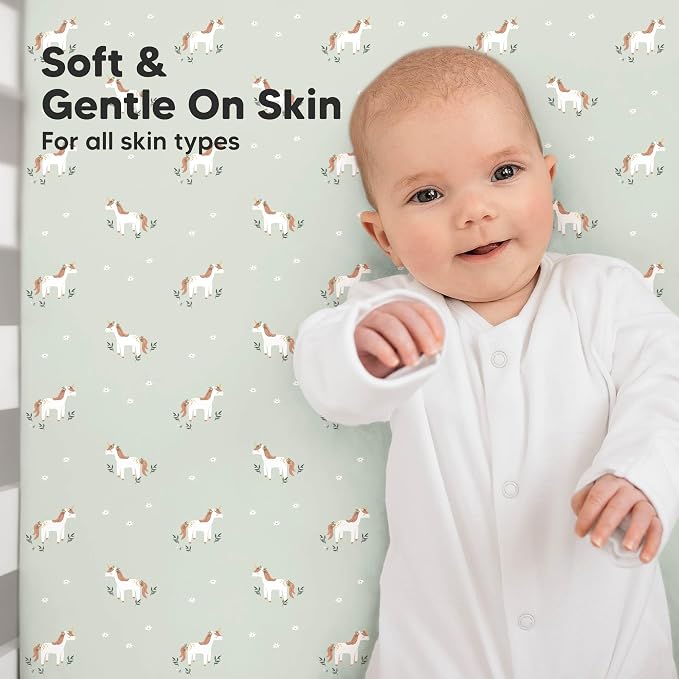 KeaBabies 2-Pack Organic Crib Sheets - Image 4