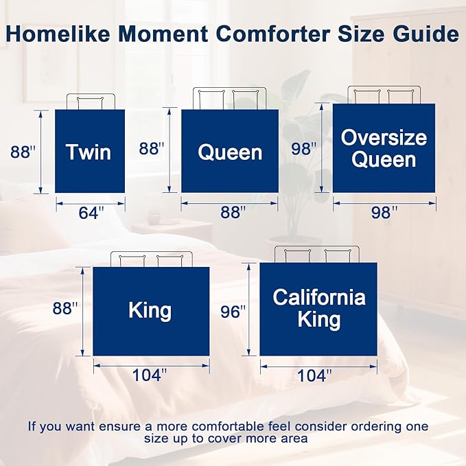 Homelike Moment Twin Comforter Duvet Insert - Image 7