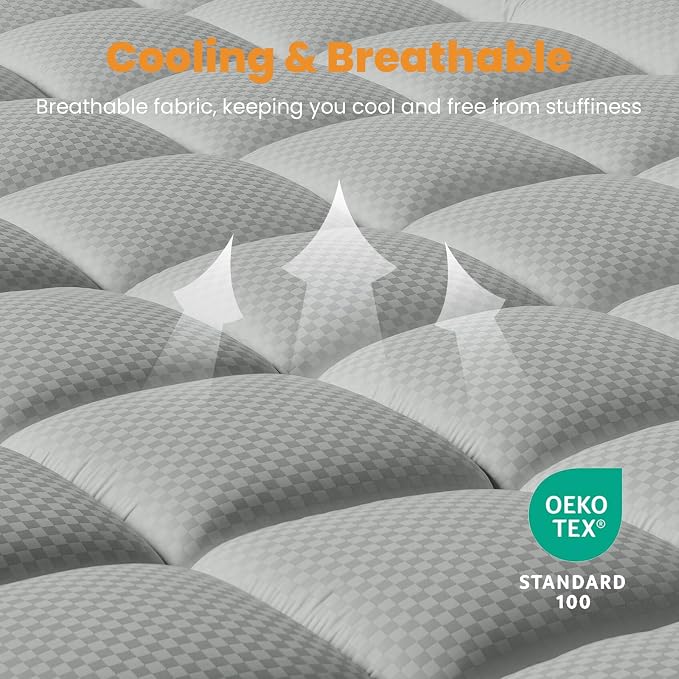 MATBEBY Queen Size Mattress Pad - Image 2