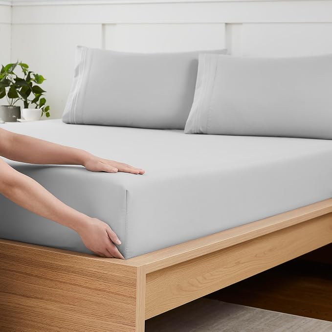 King Size Fitted Sheet Only by SweetHomeCollection