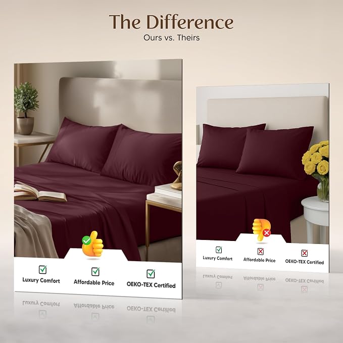 Utopia Bedding Twin Sheet Set – 3 Piece Bed Sheets - Image 6
