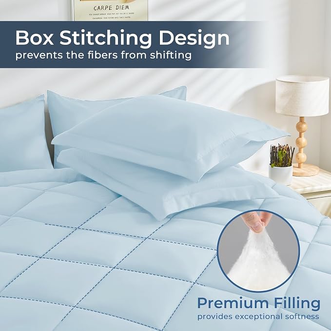 HEVUMYI Queen Comforter Set - Image 3
