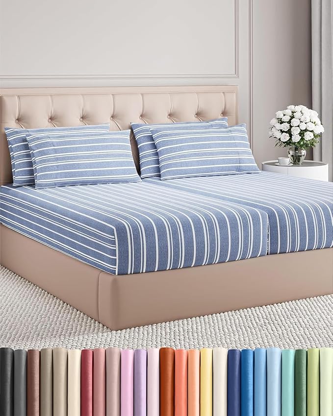 Split King 7 Piece Sheet Set by CGKUnlimited
