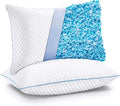 VVZ Cooling Bed Pillows Standard Size Set of 2, Shredded Memory Foam Pillows by VVZ