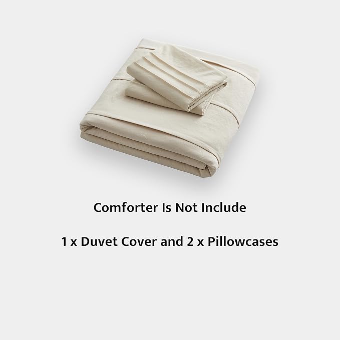 Oli Anderson Beige Duvet Cover Queen Size - Image 7