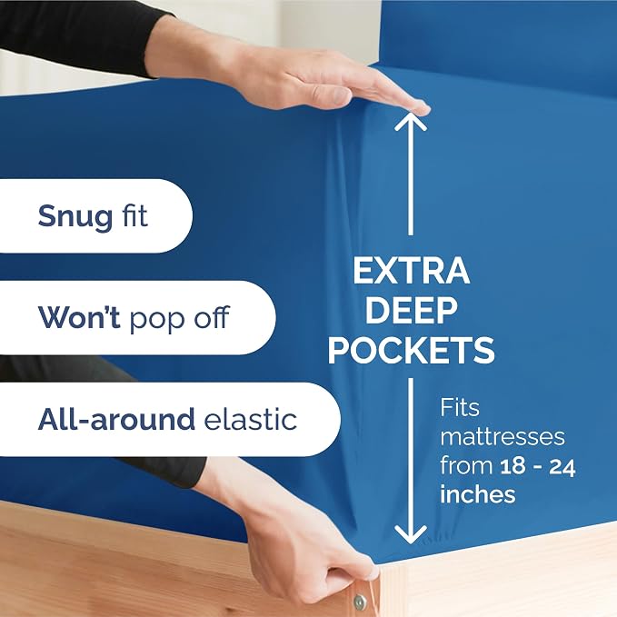 Extra Deep Split King Sheet Set - Image 3