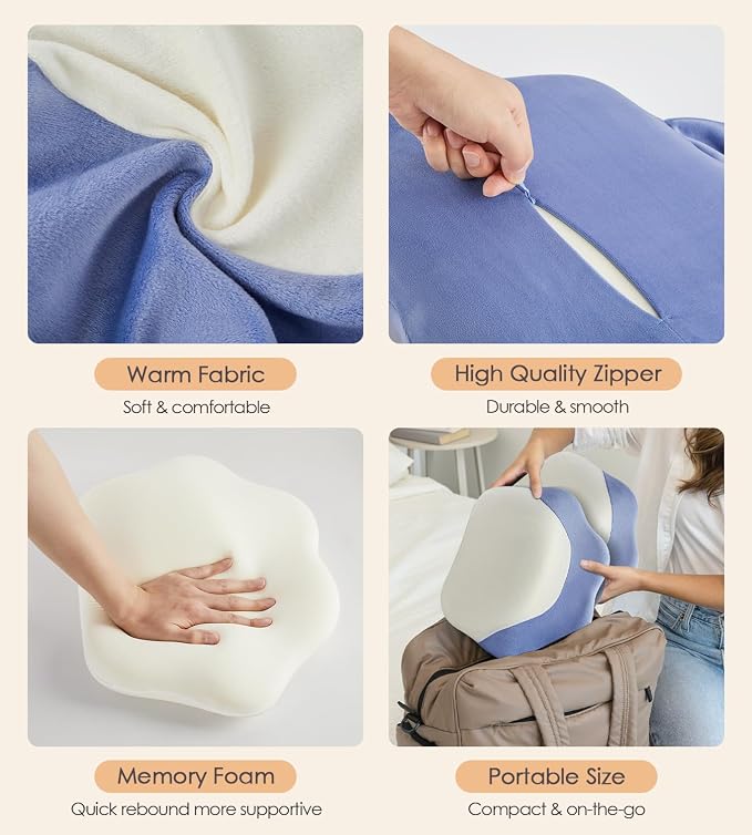 Pregnancy Pillows for Sleeping, Memory Foam Maternity Pillow Support for Back - Image 5