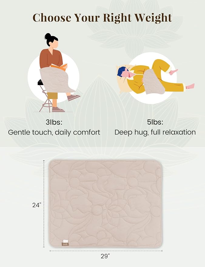 ZonLi Weighted Lap Blanket 5lbs - Image 6