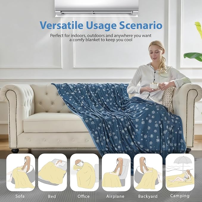 OIGAE Cooling Blanket for Hot Sleepers - Image 5