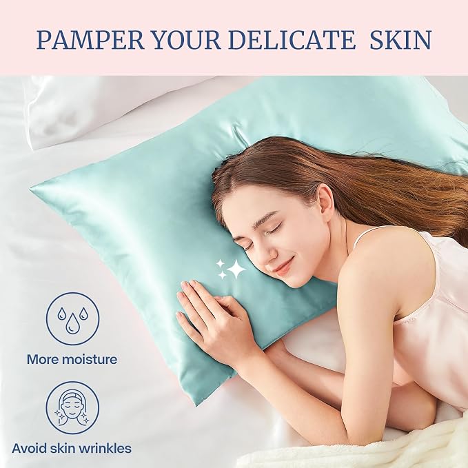 BEDELITE Satin Pillowcase for Hair and Skin, Super Soft and Cooling Similar to - Image 3