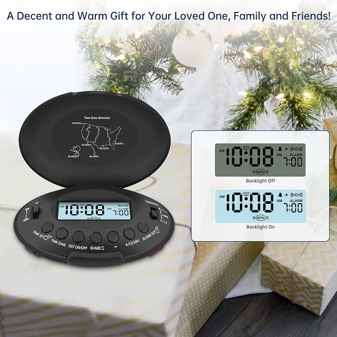 DreamSky Vibrating Alarm Clock for Heavy Sleepers - Image 7