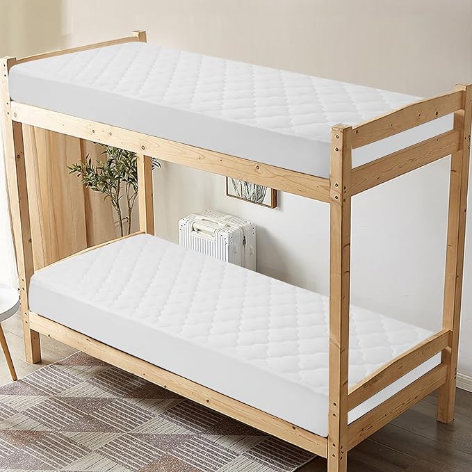 Cot Mattress Protector Pad Waterproof Quilted 30" x 75", Breathable & Cooling - Image 5