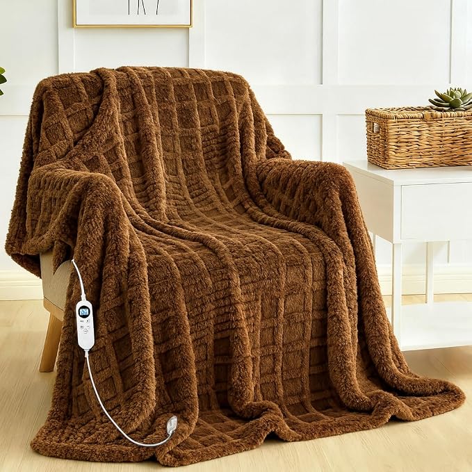 Eastsora Heated Blanket Electric, Waffle Heating Blanket by Eastsora-ElevatedWarmth
