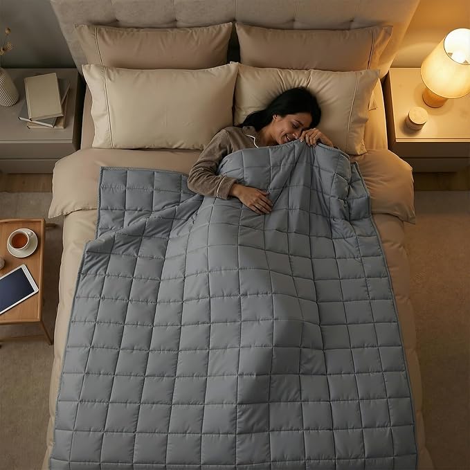 Smart Queen Weighted Blanket for Adults, Full Size, Soft Heavy Throw Blanket - Image 9