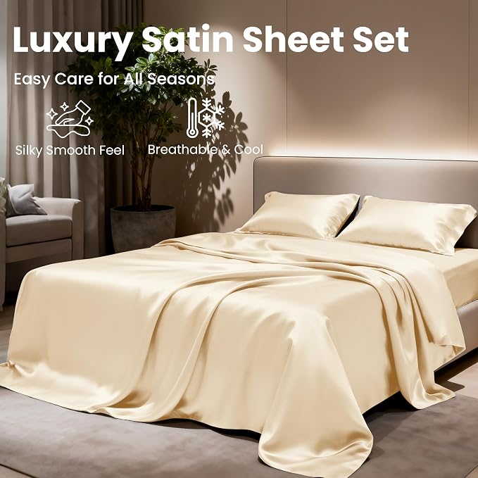 Love's cabin Satin King Sheet Sets - Image 8