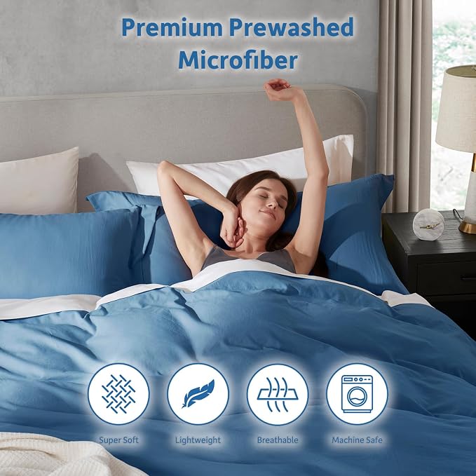 Nestl Blue Heaven California King Duvet Cover Sets - Image 6