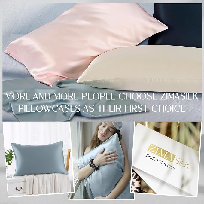 ZIMASILK 100% Pure Mulberry Silk Pillowcase - Image 6