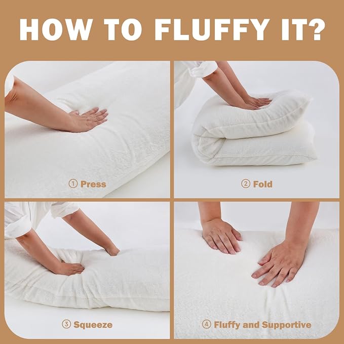 DOWNCOOL Large Body Pillow Insert - Image 6