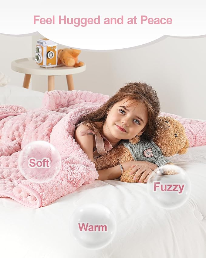 Super Soft Luxury Fleece Sherpa Weighted Blanket - Image 3