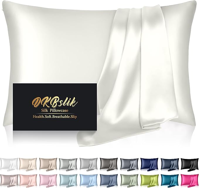Mulberry Silk Pillow Cases Standard Size, Silk Pillowcase by HOME