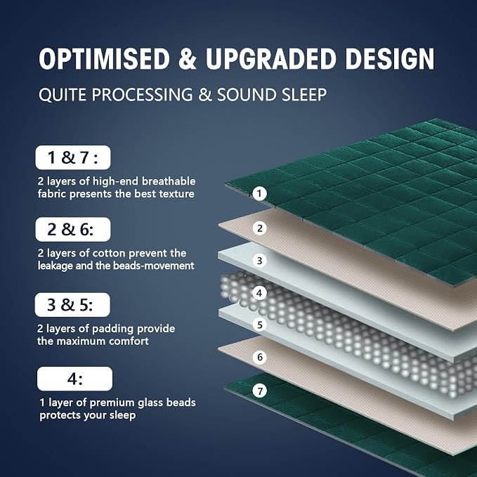 yescool Weighted Blanket for Adults Cooling Heavy Blanket for Sleeping Perfect - Image 6