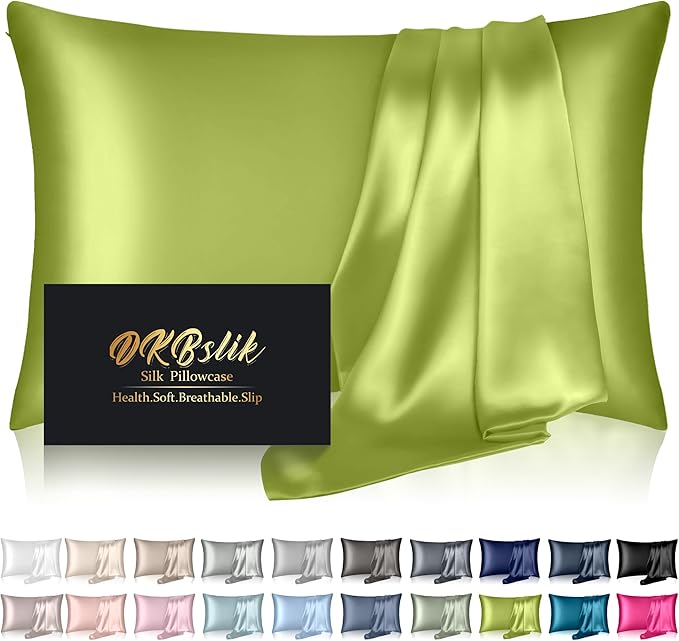 Mulberry Silk Pillow Cases Standard Size, Silk Pillowcase by HOME