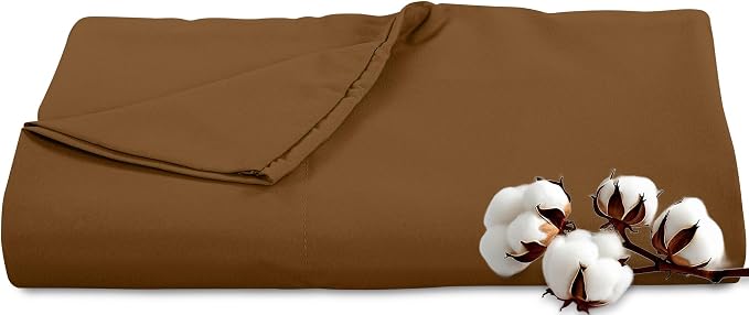 Royale Linens 300 Thread Count 100% Long Staple Combed Cotton Flat Sheet by ROYALELINENS