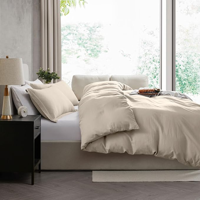 Nestl Linen California King Duvet Cover Sets - Image 7