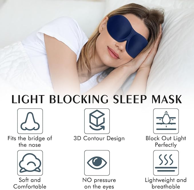 Bonuci 12 Pack Sleep Mask Blackout 3D Eye Mask - Image 5