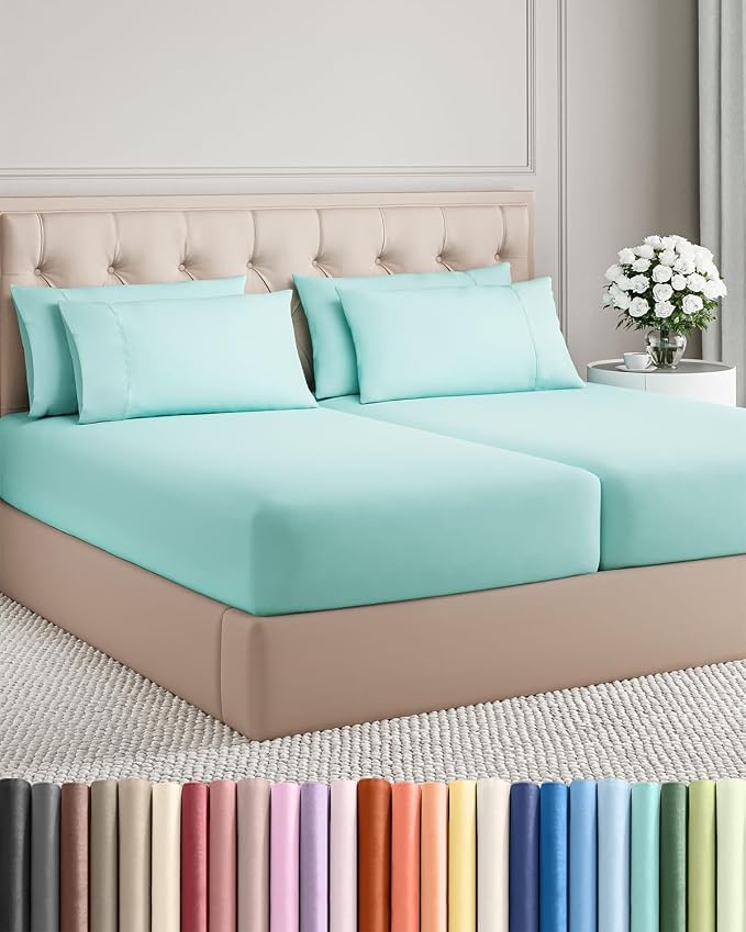 Split King 7 Piece Sheet Set by CGKUnlimited