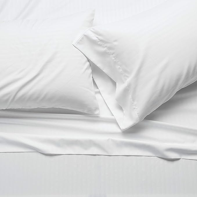 Amazon Basics Soft, Breathable, Wrinkle-Free Microfiber 4-Piece Bed Sheet Set - Image 3