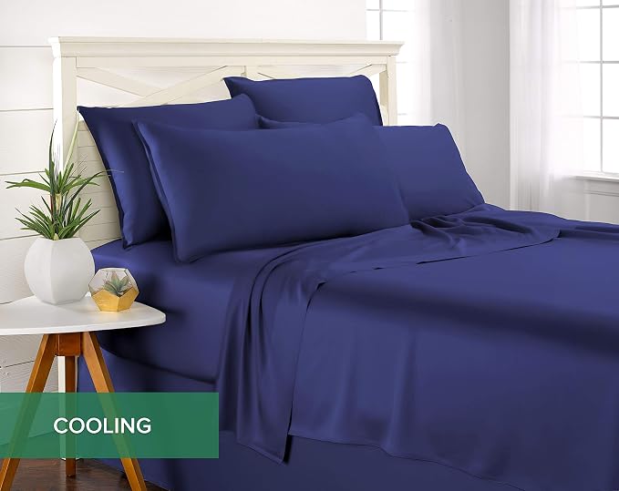 Queen Pillowcases by Pure Bamboo, Genuine 100% Organic Viscose Derived from - Image 5