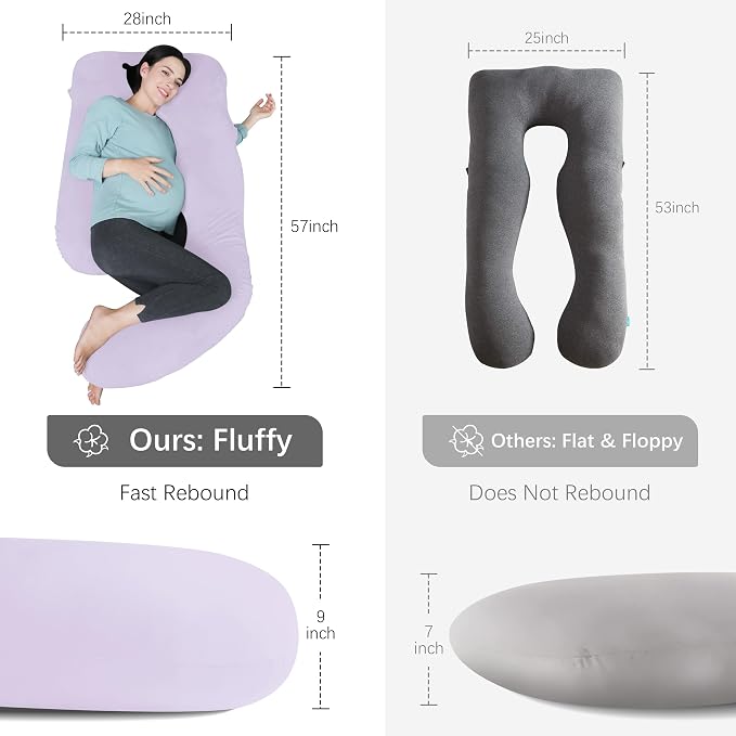 MOON PARK Pregnancy Pillows for Sleeping - Image 7