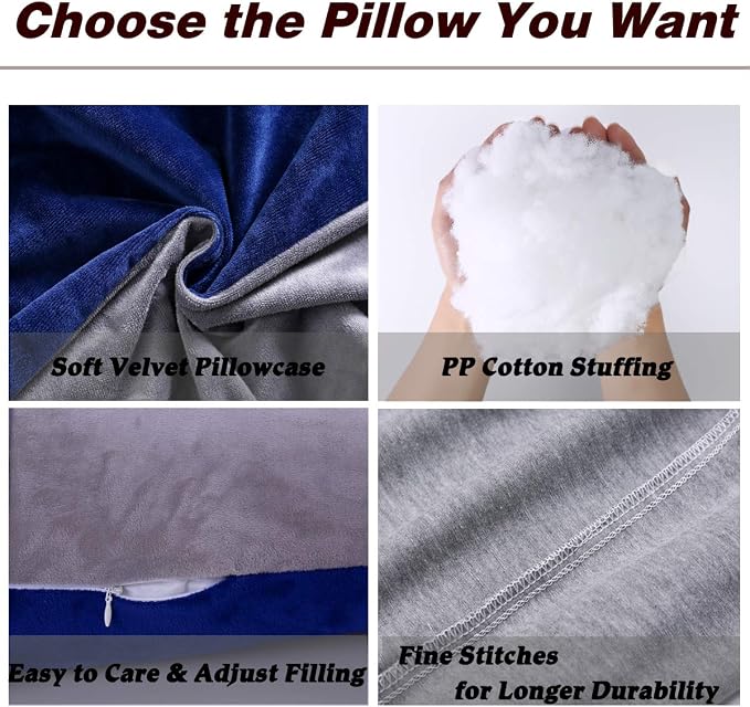 MOON PINE U Shaped Pregnancy Pillow, Maternity Full Body Pillow - Image 3
