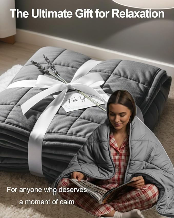 RJOP Weighted Blanket 10lbs 48"x72" Full Size - Image 7