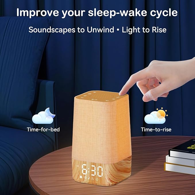 Sunrise Alarm Clock with Noise Machine: Digital Alarm Clock - Image 4
