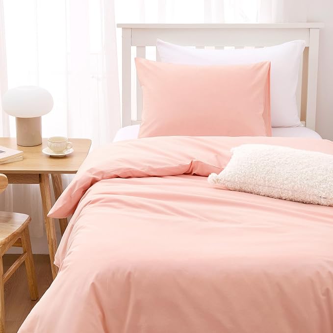 Wake In Cloud - Cotton Duvet Cover Set, Twin Size, 100% Washed Cotton, Linen - Image 4