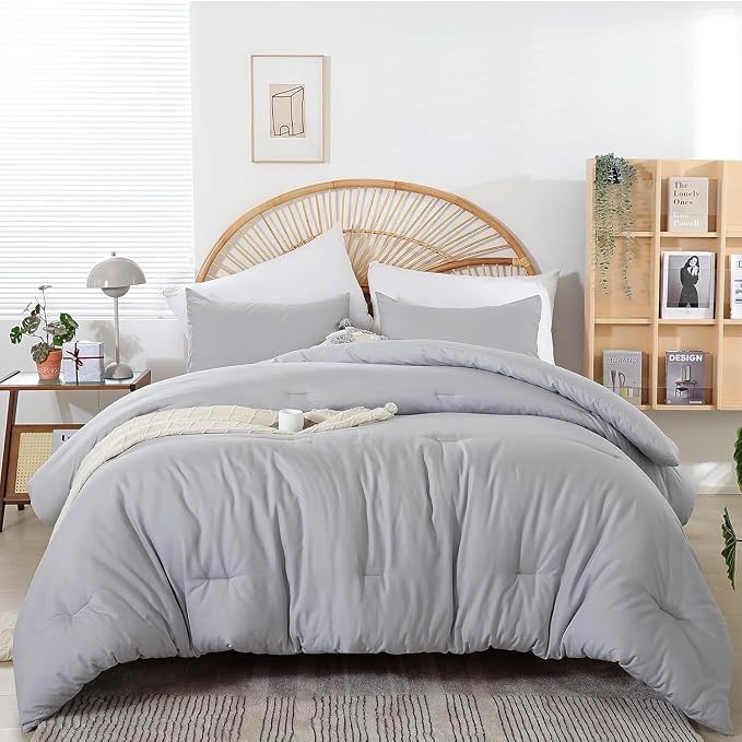 weigelia Light Grey Comforter Set King Size by WEIGELIA