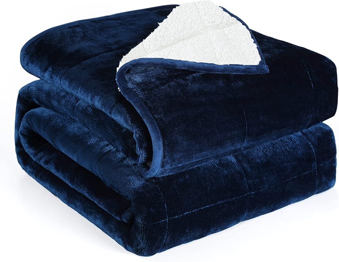 Alomidds Weighted Blanket Queen Size 20lbs 60x80 inches, Sherpa Weighted by Alomidds