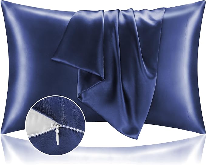 BEDELITE Satin Pillowcase with Zipper, Super Soft and Cooling Similar to Silk by BEDELITE