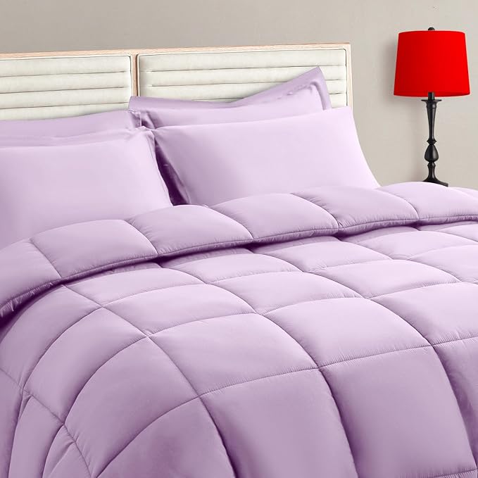 TAIMIT Light Purple Full Size Comforter Set by TAIMITBedingSets