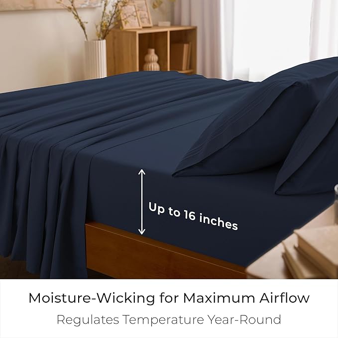 Mellanni California King Sheets Set - Image 4