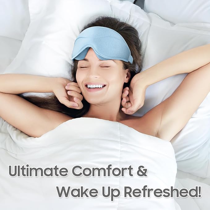 Sleep Mask - Total Blackout 3D Sleeping Mask, Super Lightweight & Silky Soft - Image 8