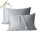 2 Pack Cooling Pillow Cases, Viscose Derived from Bamboo Pillow Protectors by ShunjieHome