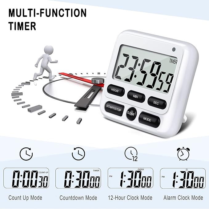 KTKUDY Digital Kitchen Timer - Image 4