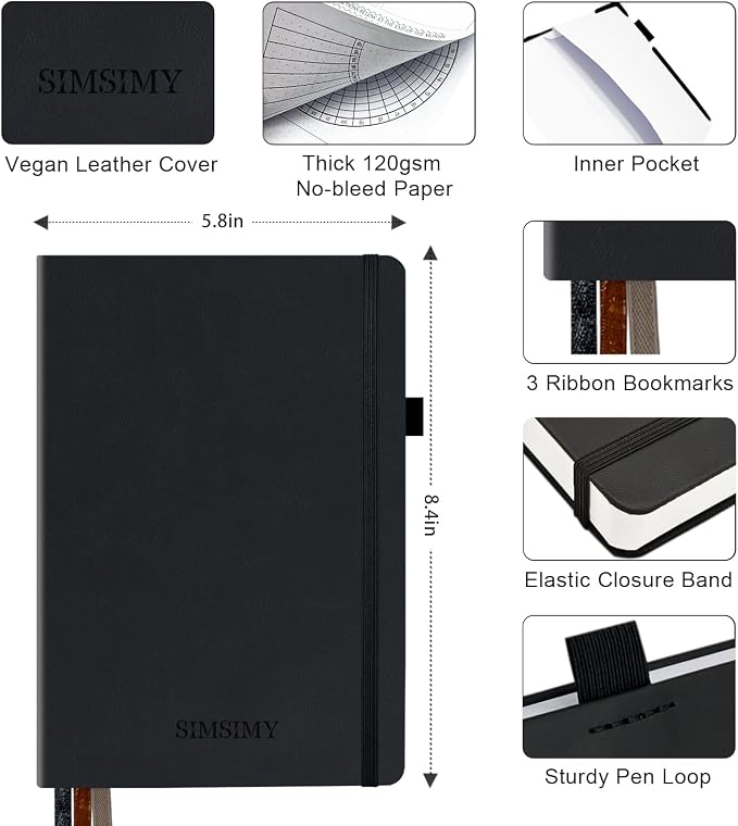 Premade Dotted Journal Notebook - Image 7