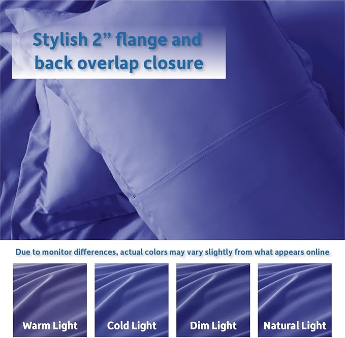 Nestl Royal Blue Duvet Cover King Size - Image 8