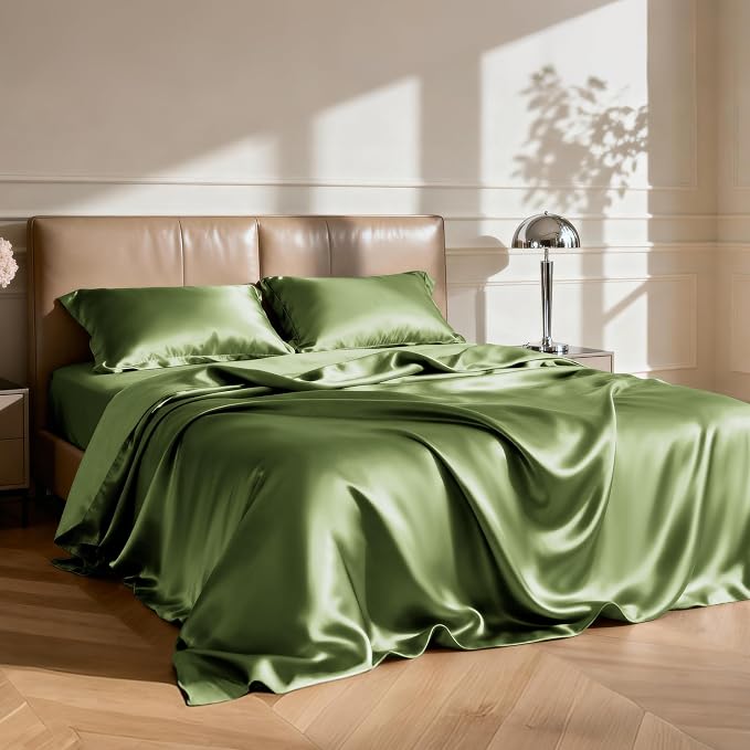 Love's cabin Full Size Satin Sheet Sets - Image 2