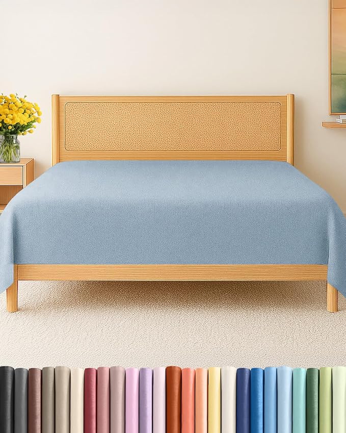 Twin XL Size Flat Sheet by CGKUnlimited