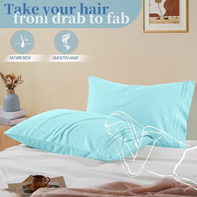 Vonty 2 Pack Standard Pillow Cases - Image 5